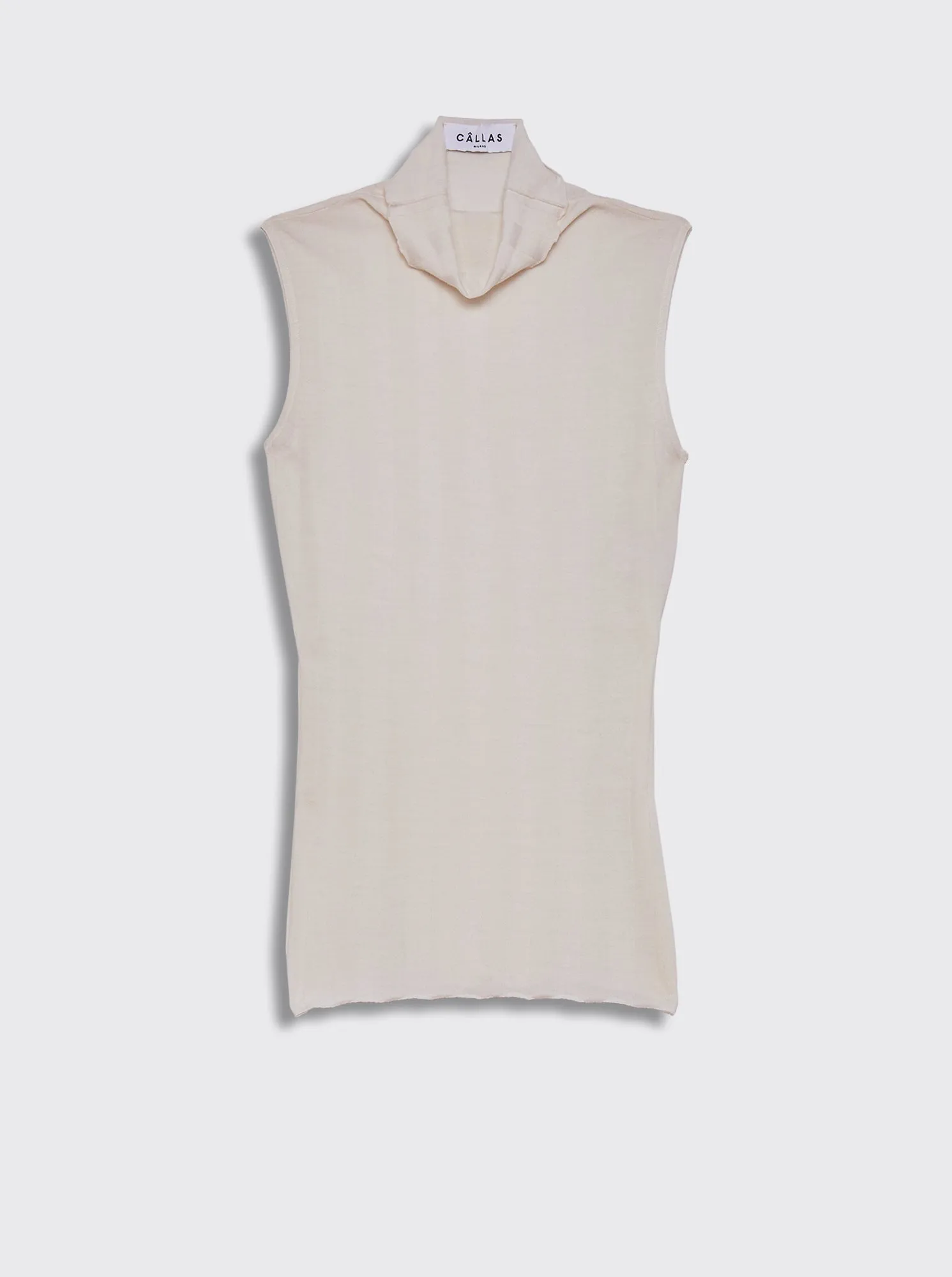 ROMY Sleeveless Turleneck in Ivory