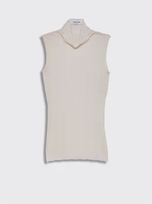 ROMY Sleeveless Turleneck in Ivory