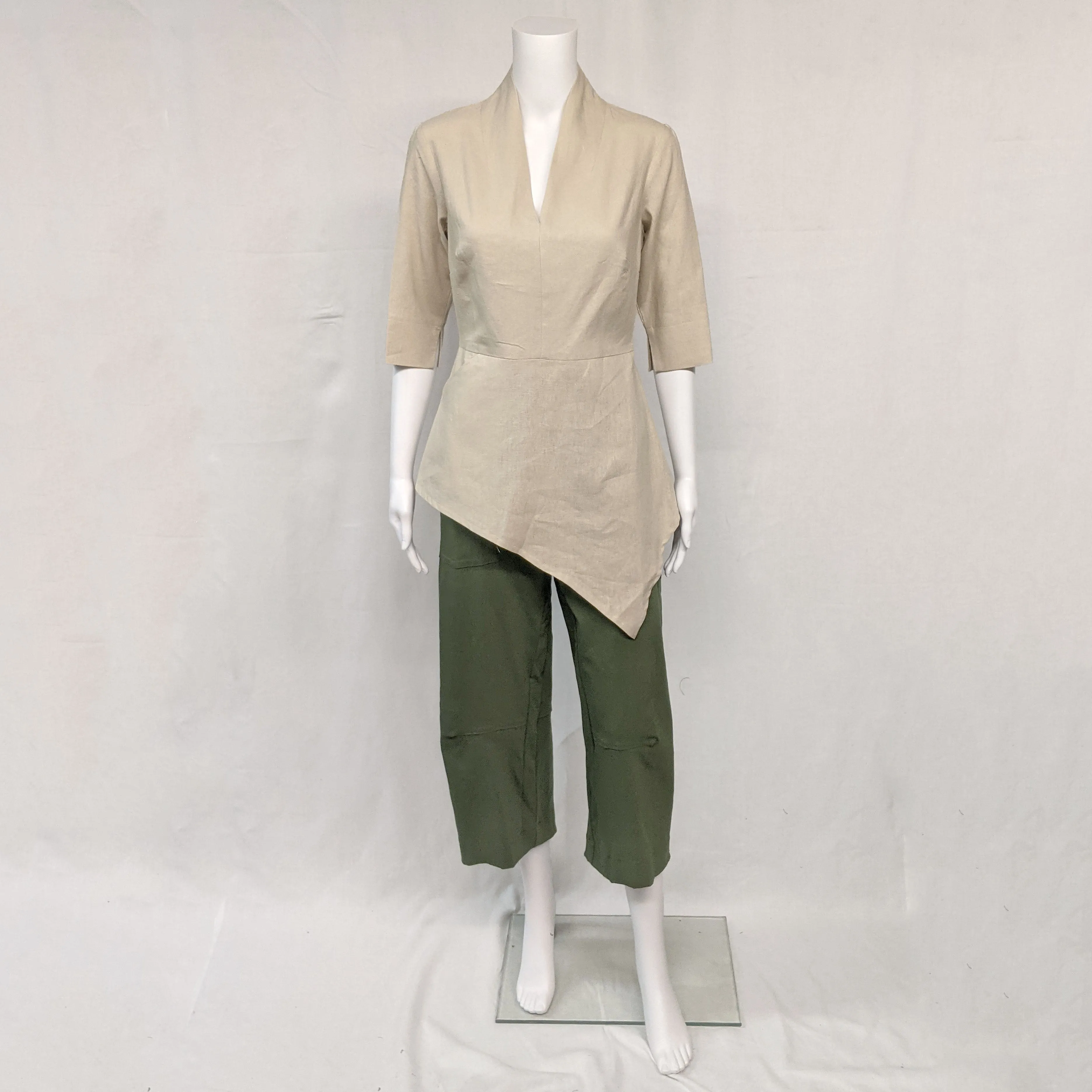 SALE! Elmira Cromwell Top in Natural by Kim Schalk