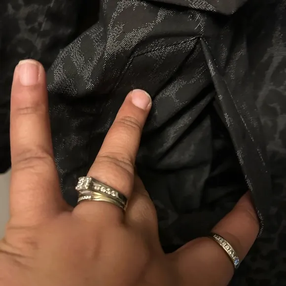 Sandro Sportswear jacket - gray/black leopard print double breasted blazer