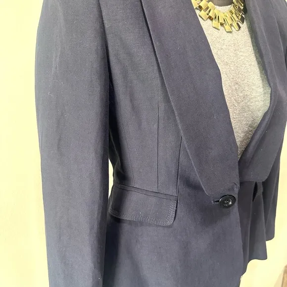 See By Chloe Navy Fitted Blazer