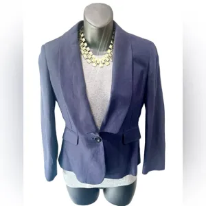 See By Chloe Navy Fitted Blazer