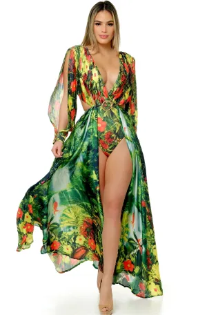 Shani Waterfalls Maxi Dress