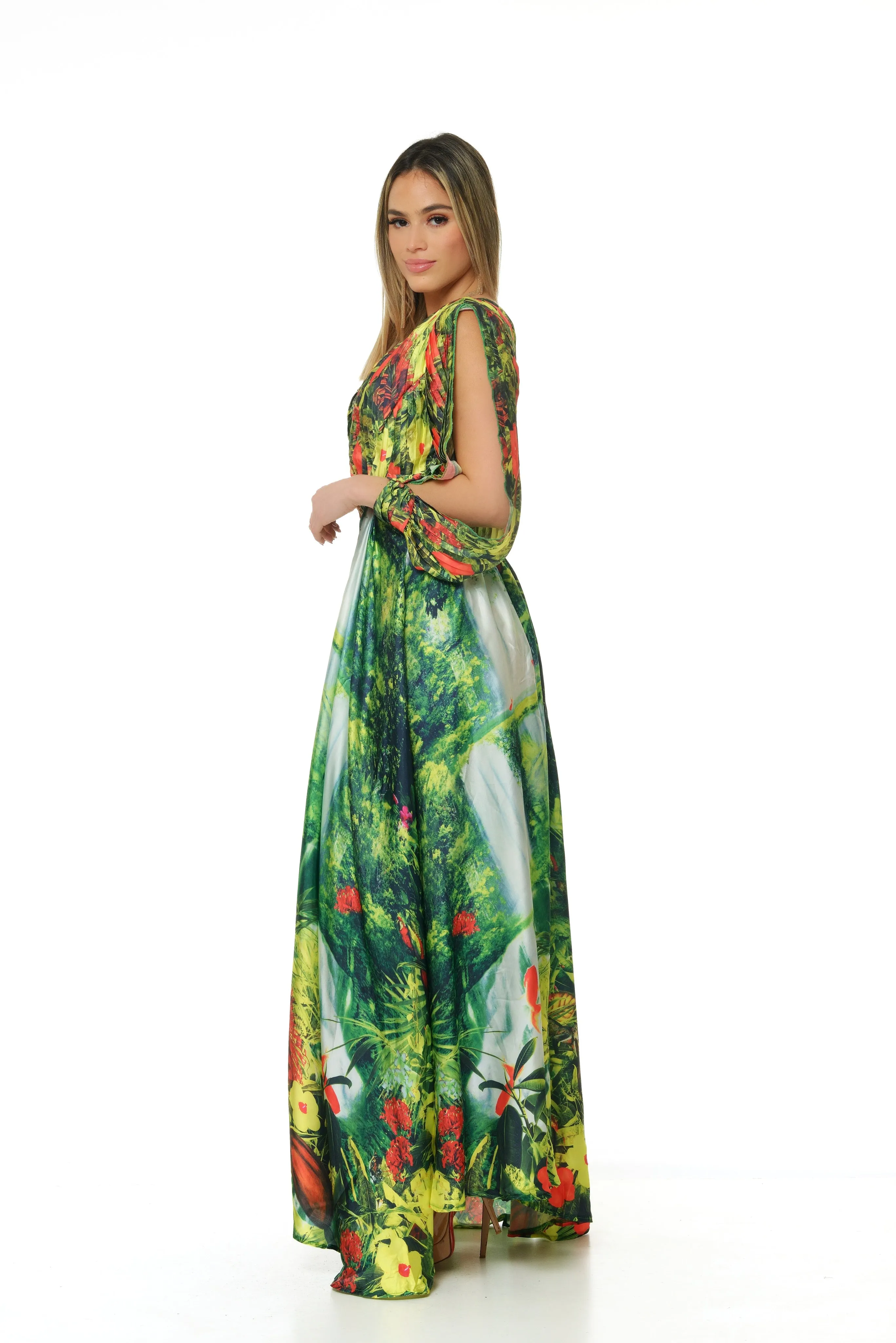 Shani Waterfalls Maxi Dress