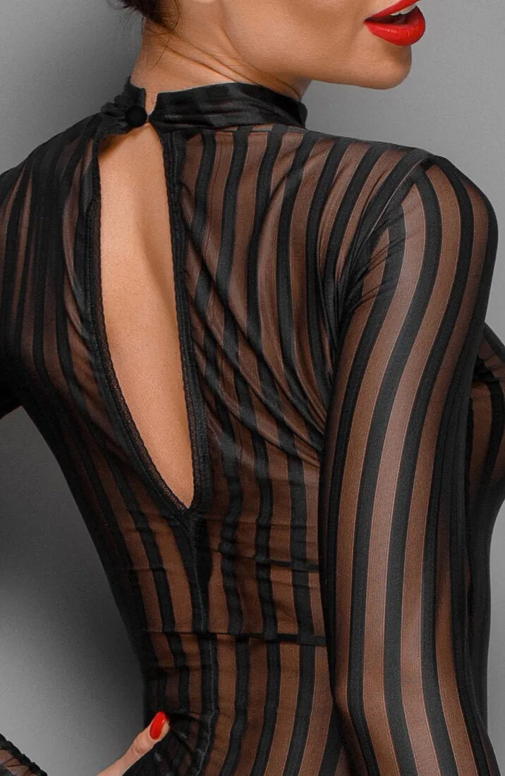 Sheer mesh pencil dress - Call Me Claire