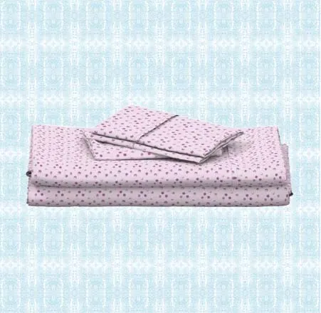 Sheet Set<br/> Pattern:  Bead <br/> Color: Raspberry