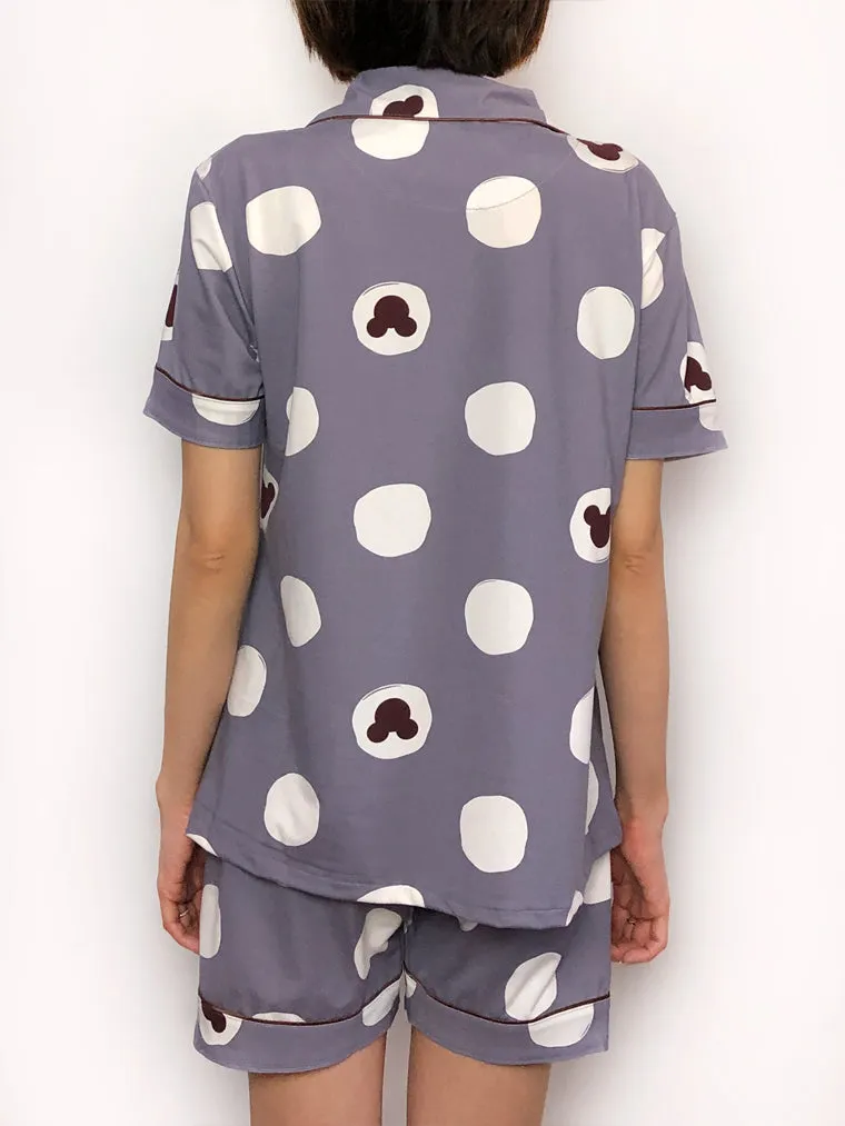 Short Polka Dots Pajama Set