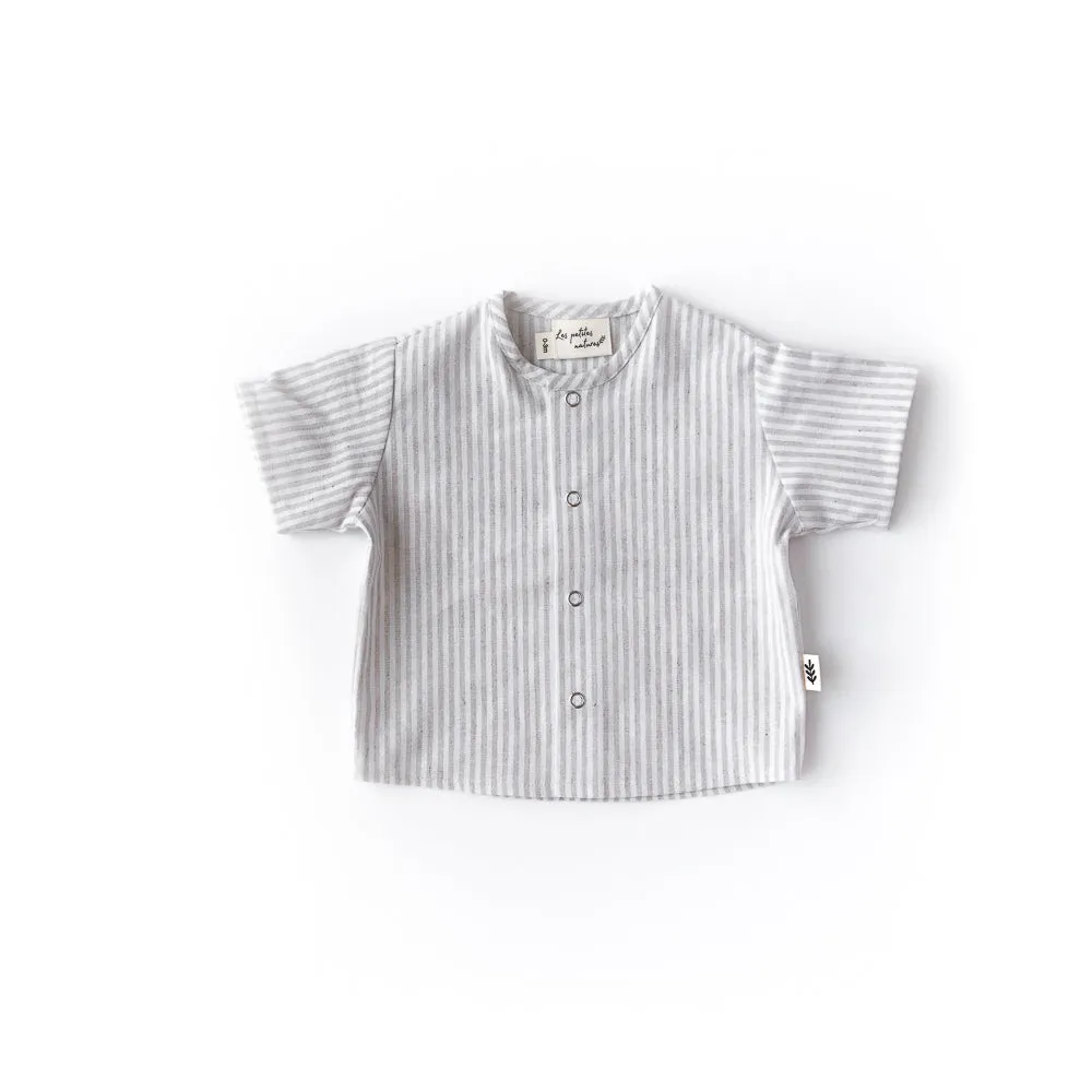 Short sleeved Shirt - Hemp Stripes