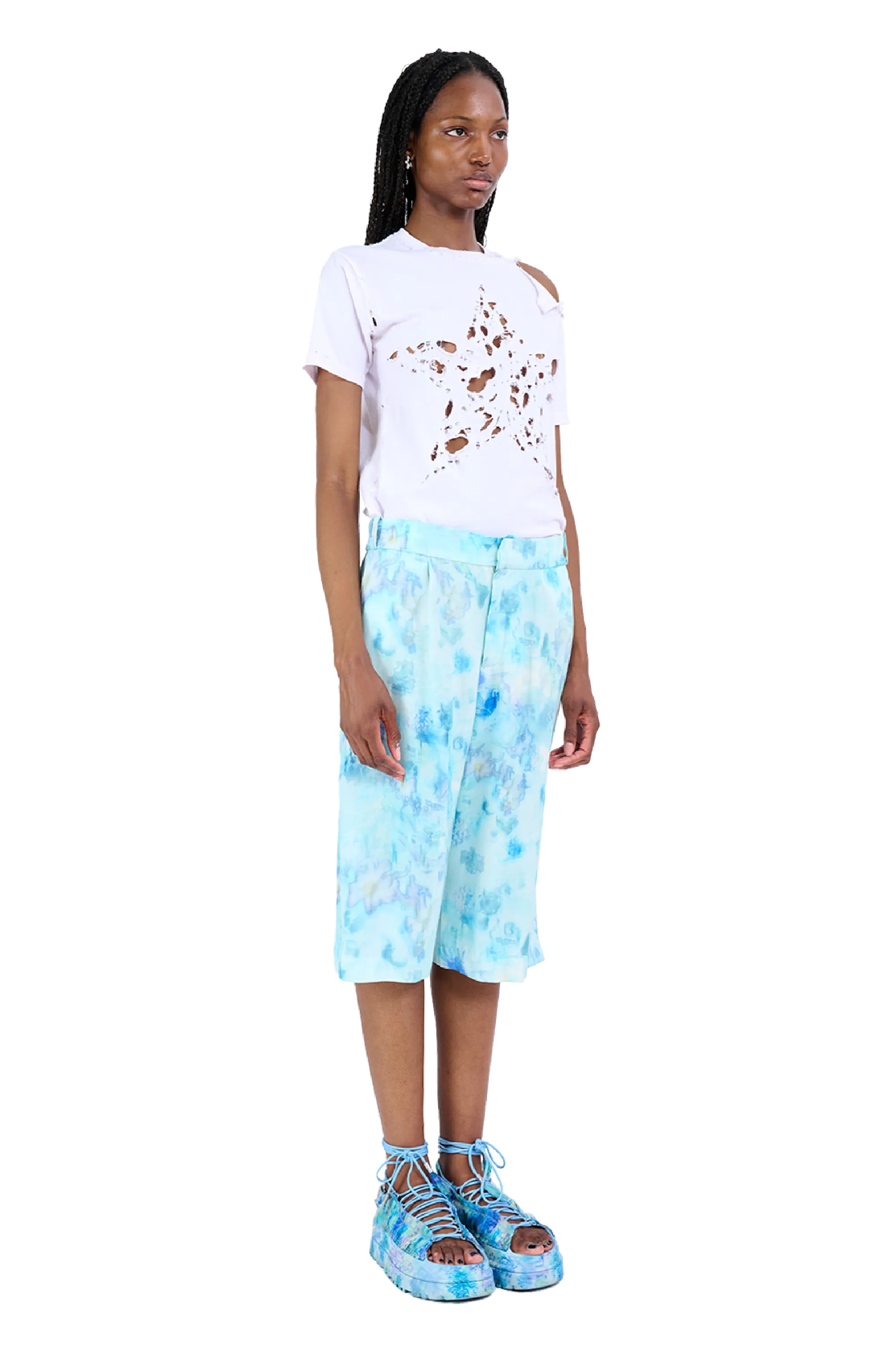 SKY SHADOW FLORAL DANTE SHORT