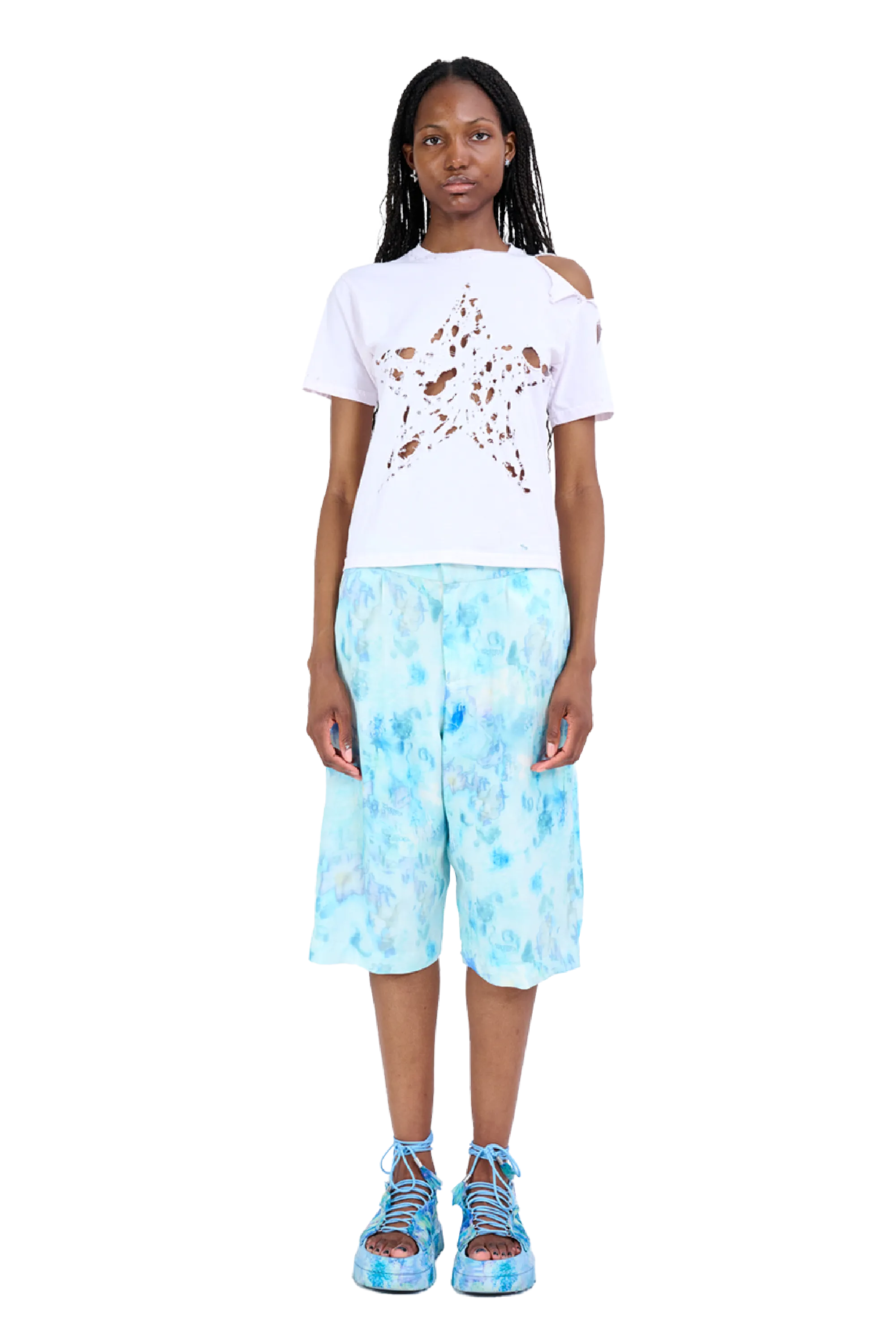 SKY SHADOW FLORAL DANTE SHORT