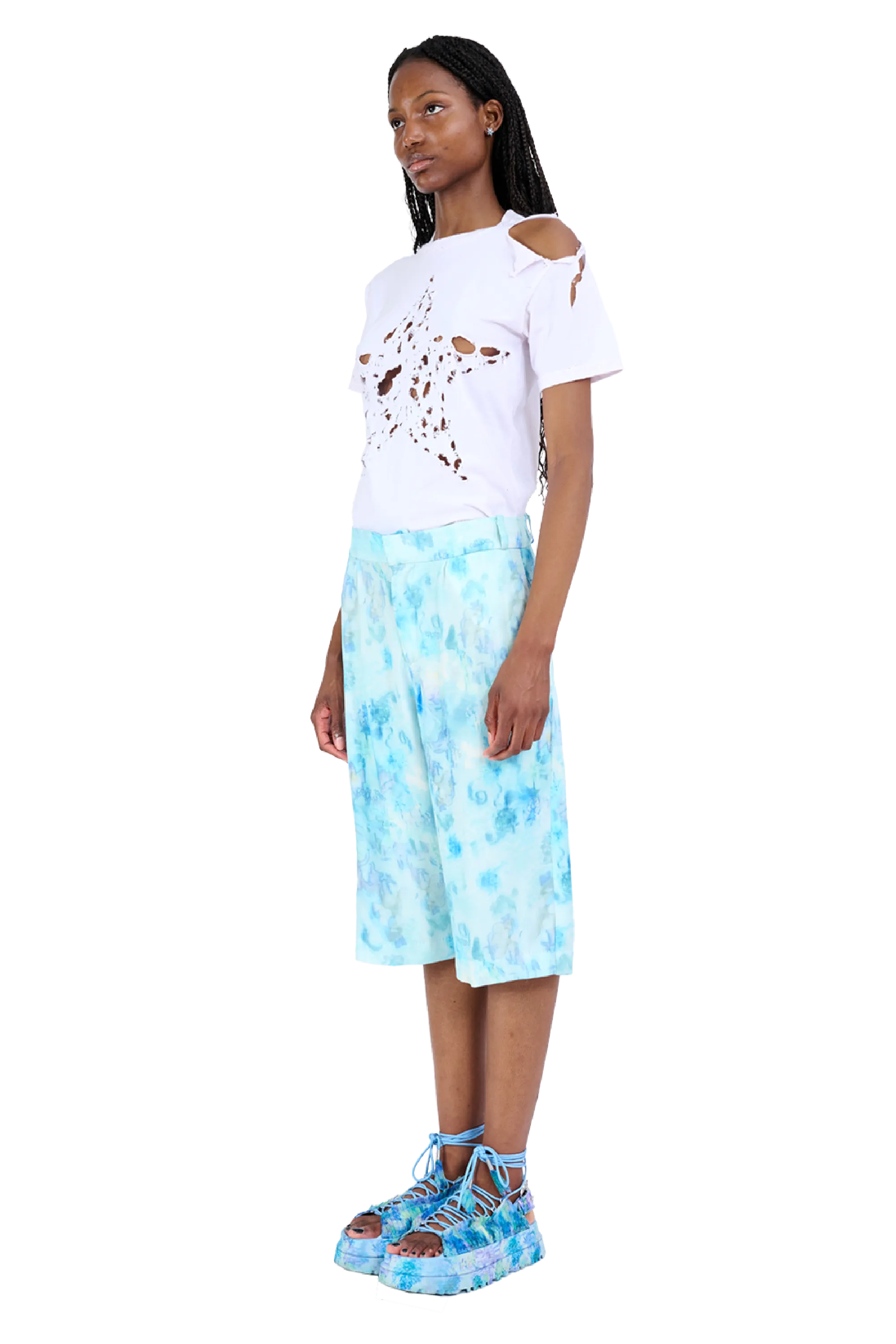SKY SHADOW FLORAL DANTE SHORT