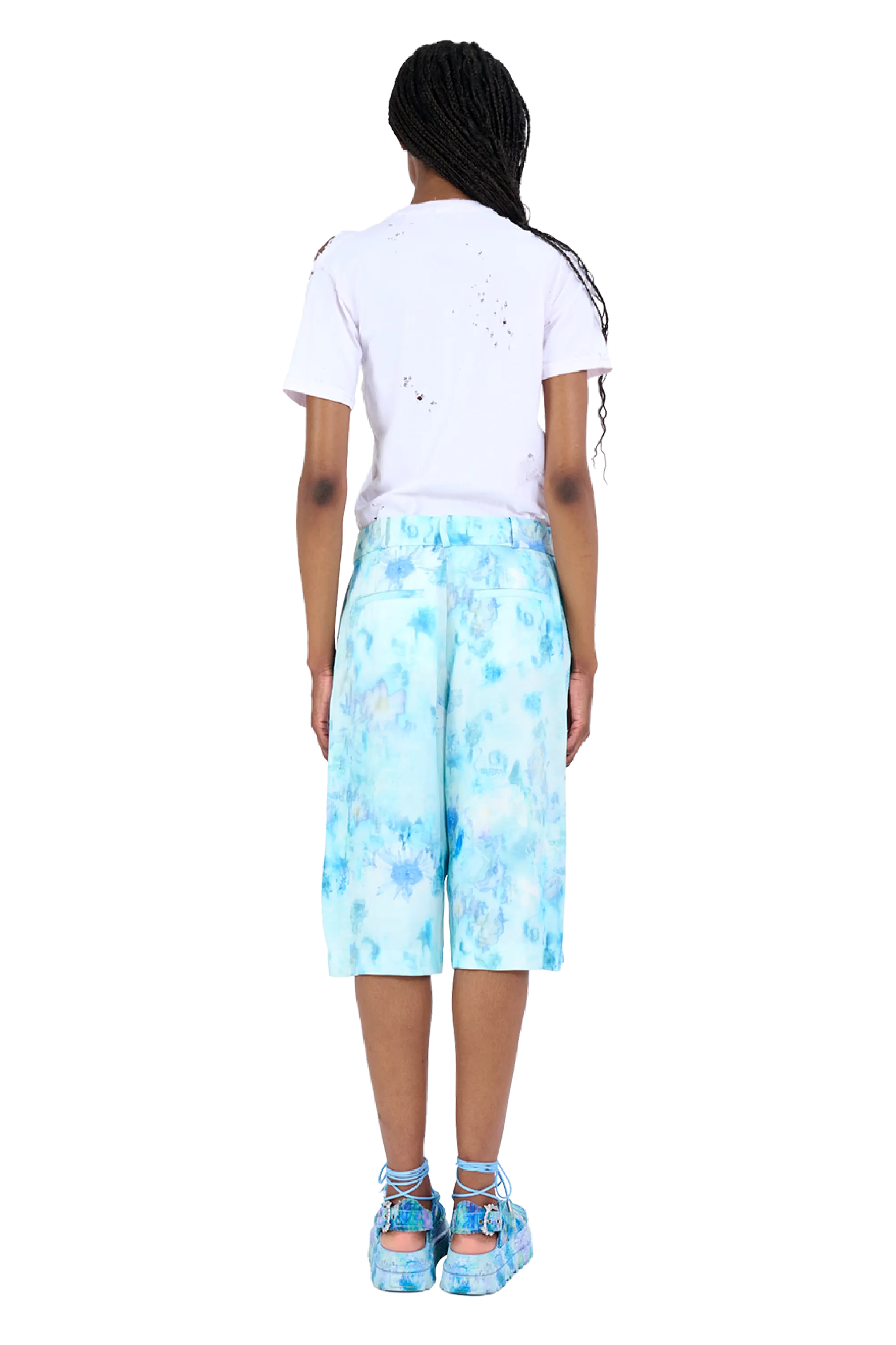 SKY SHADOW FLORAL DANTE SHORT