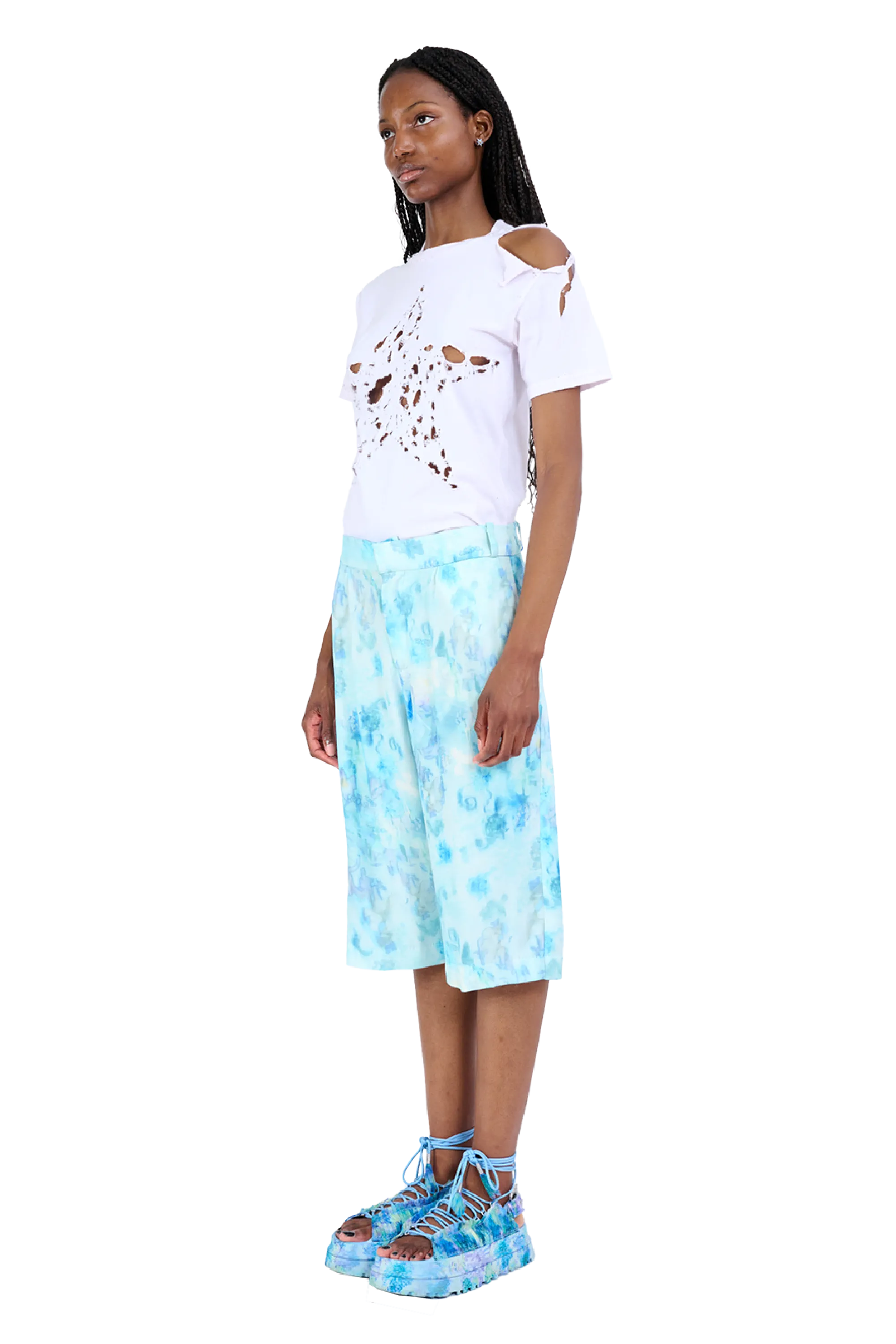 SKY SHADOW FLORAL DANTE SHORT