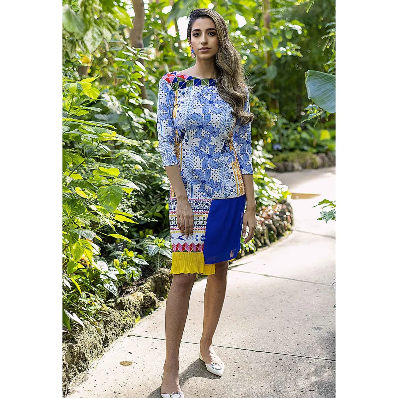 Sofia Pleated Dress