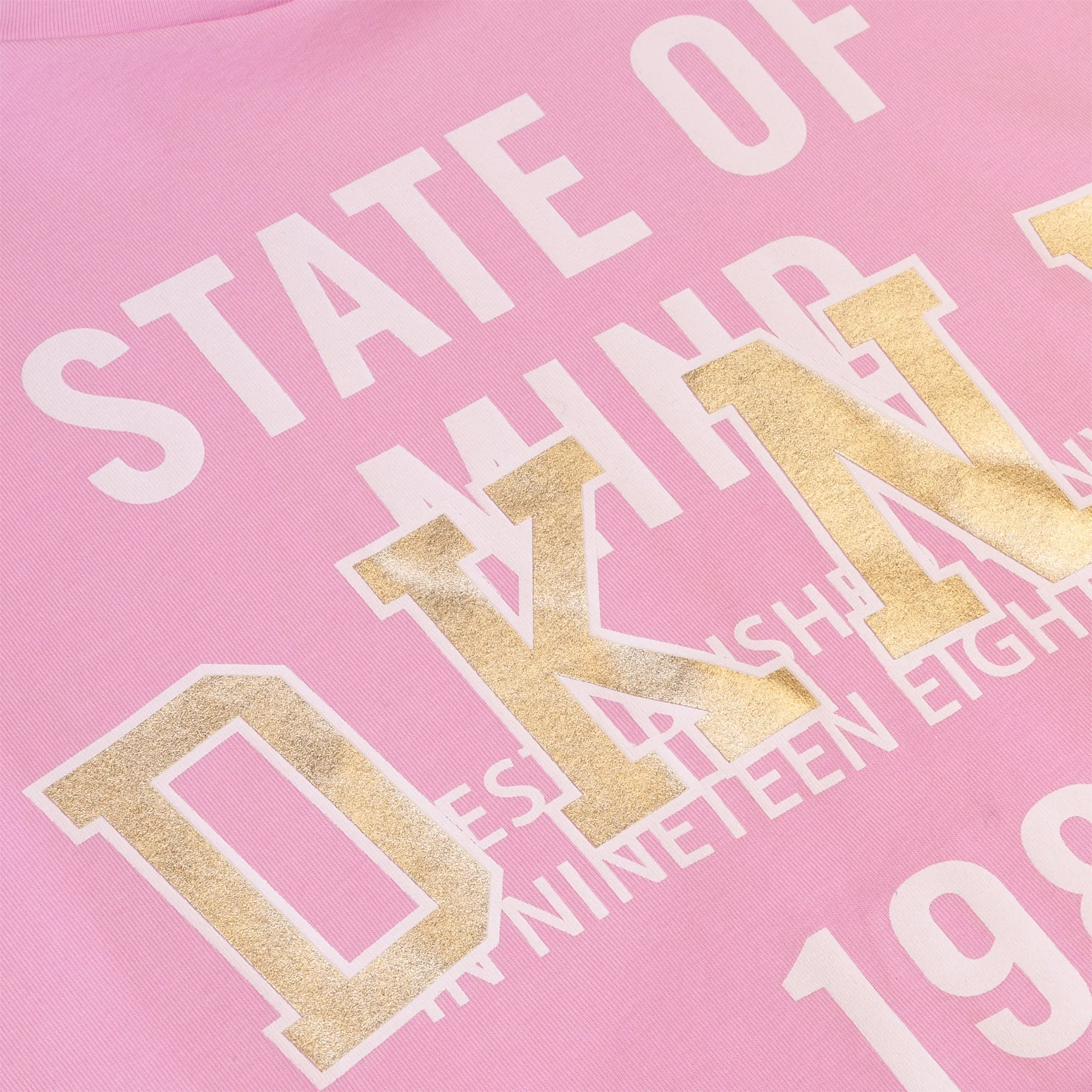 SS22 DKNY Girls Pink State Of Mind Dress