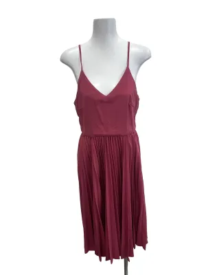 Strawberry Pink Pleated Dress