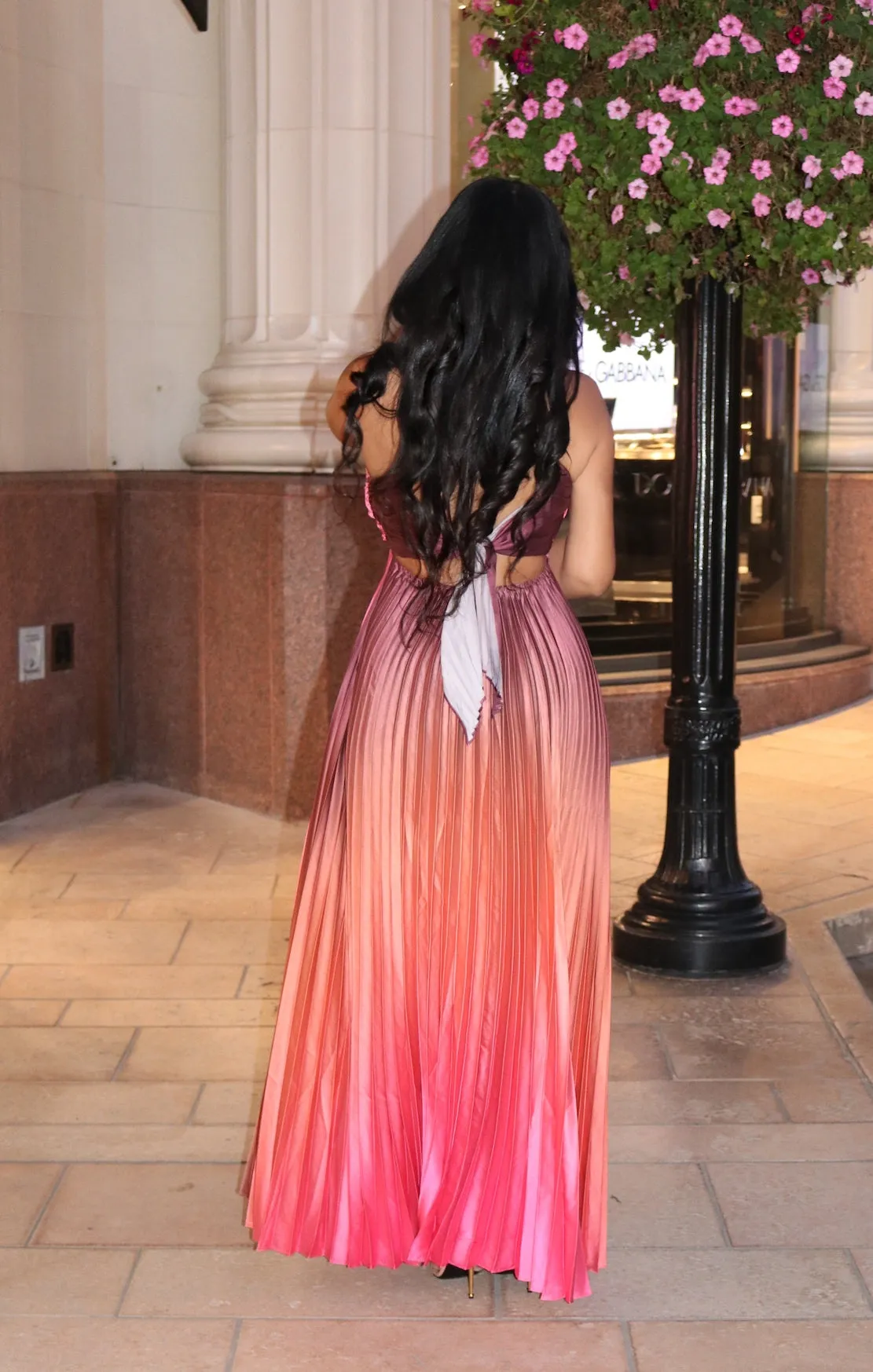 Style & Grace Pleated Maxi Dress