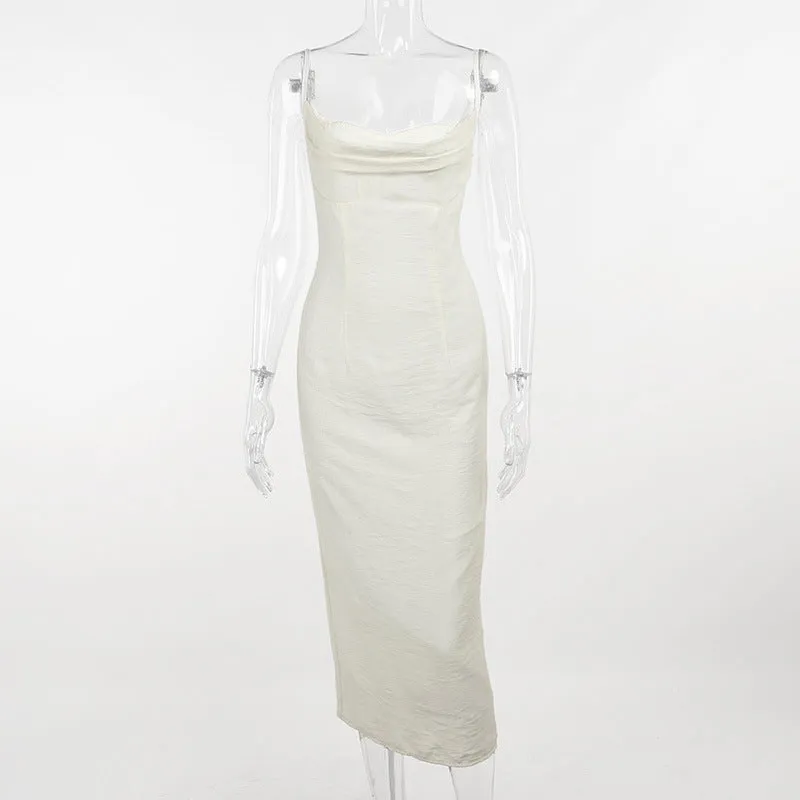 Summer Sweetheart Beige Cami Dress