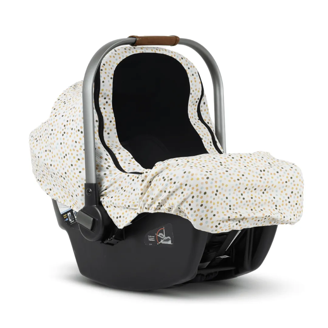Summer Weave Cover - Honey Polka Dot