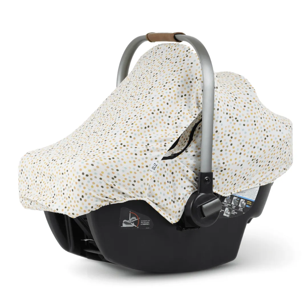 Summer Weave Cover - Honey Polka Dot