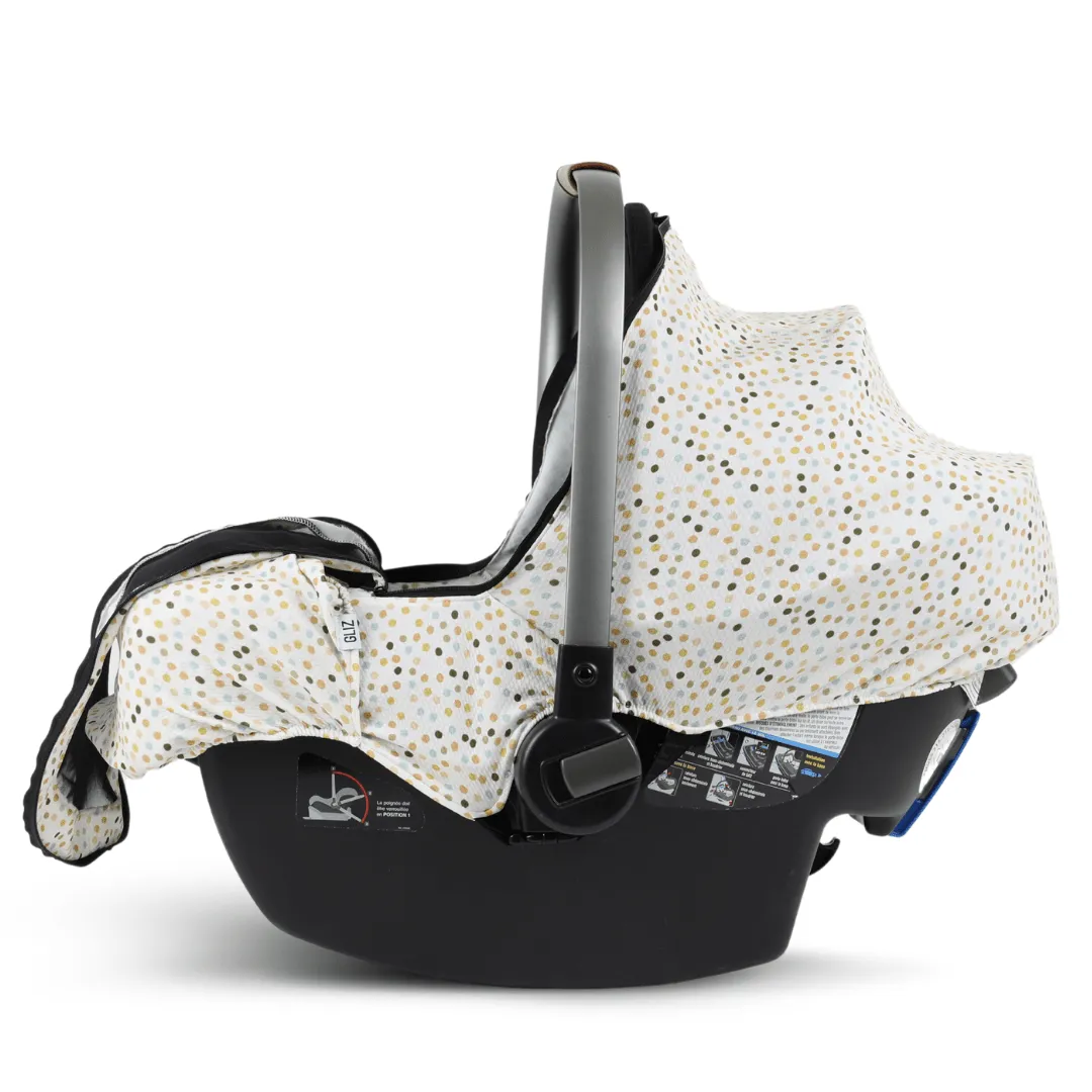 Summer Weave Cover - Honey Polka Dot