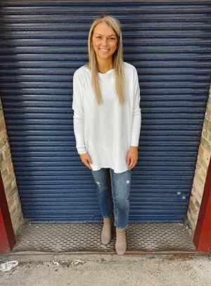 Super Soft Tunic Top-Cream