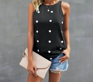 Swiss Dot Tank Top