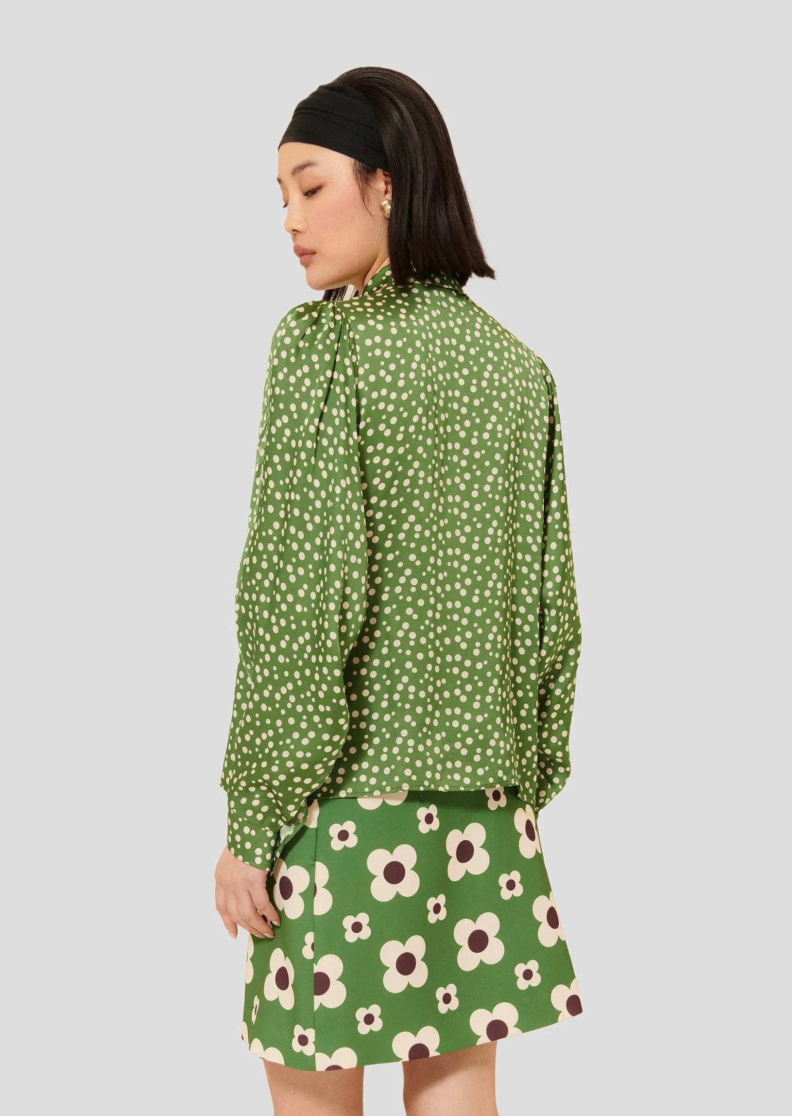 Tara Jarmon Candy Blouse in Cactus