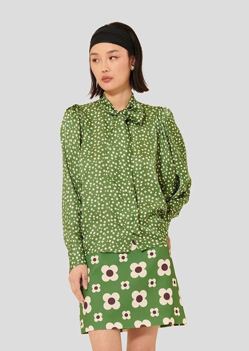 Tara Jarmon Candy Blouse in Cactus