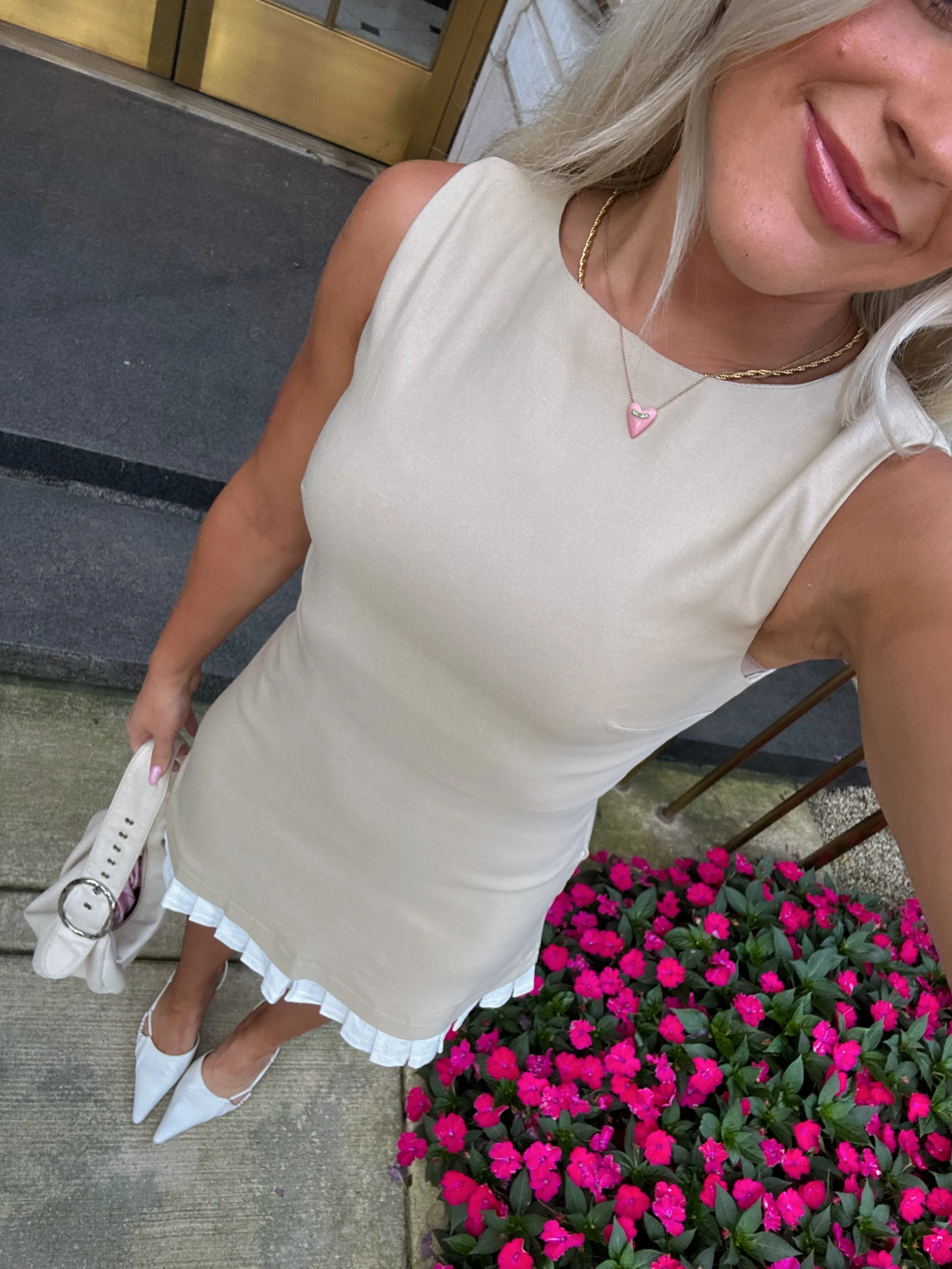 Tennis Club Dress // Tan *RESTOCKED*
