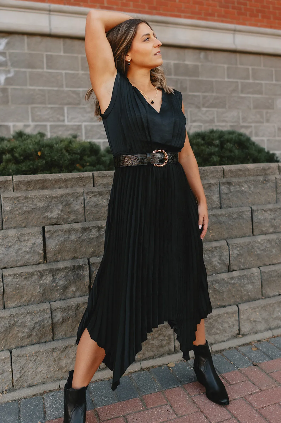 The Donna Dress by Steve Madden - Black