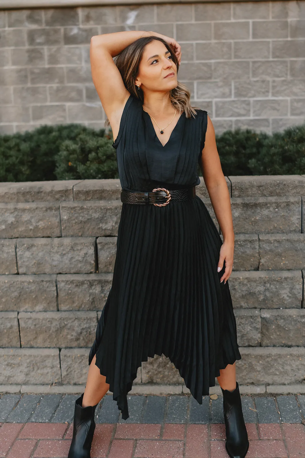 The Donna Dress by Steve Madden - Black