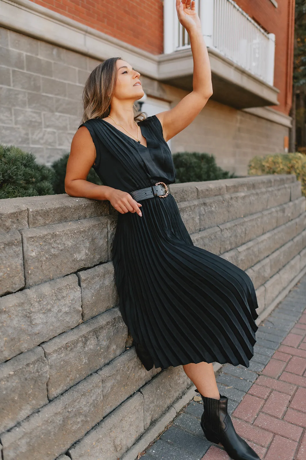 The Donna Dress by Steve Madden - Black