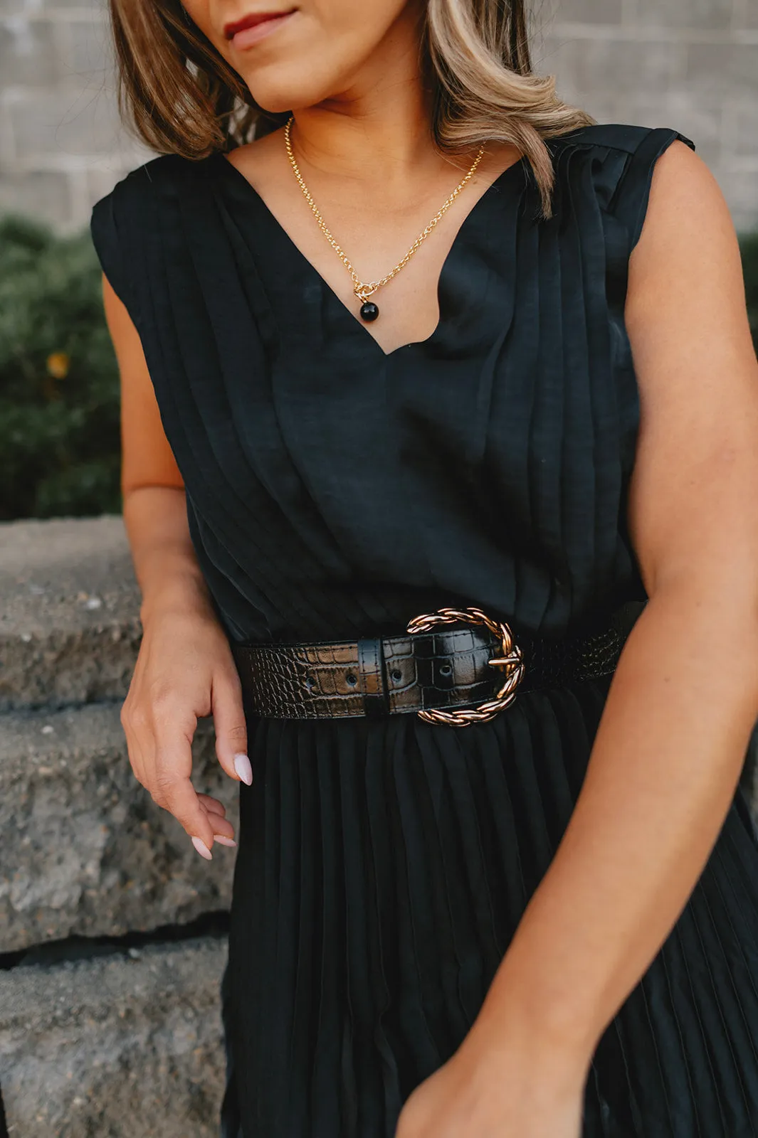 The Donna Dress by Steve Madden - Black
