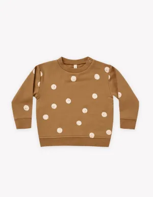 The Fleece Sweatshirt by Quincy Mae - Walnut - BABY