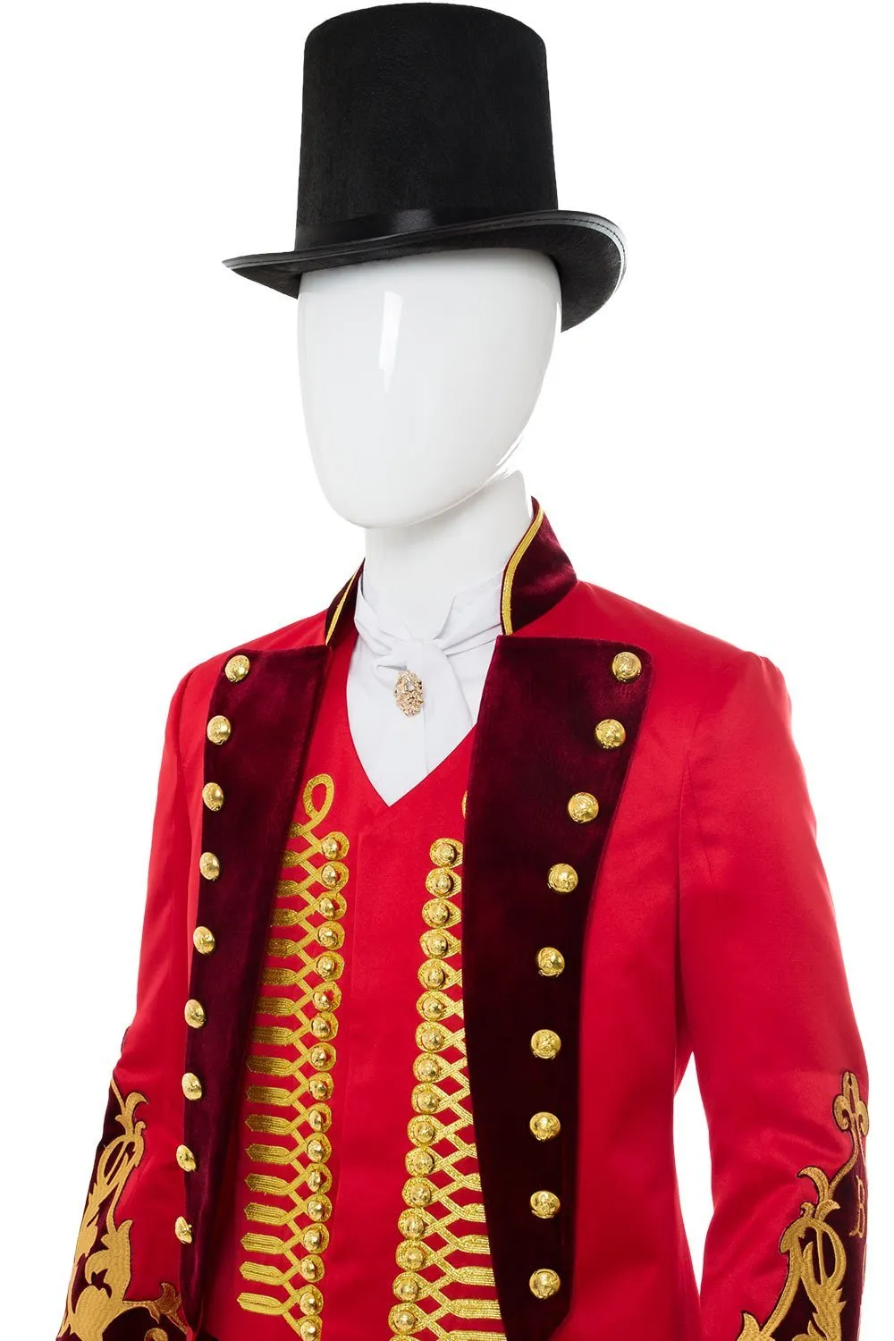 The Greatest Showman  P.T. Barnum Cosplay costume Red Suit