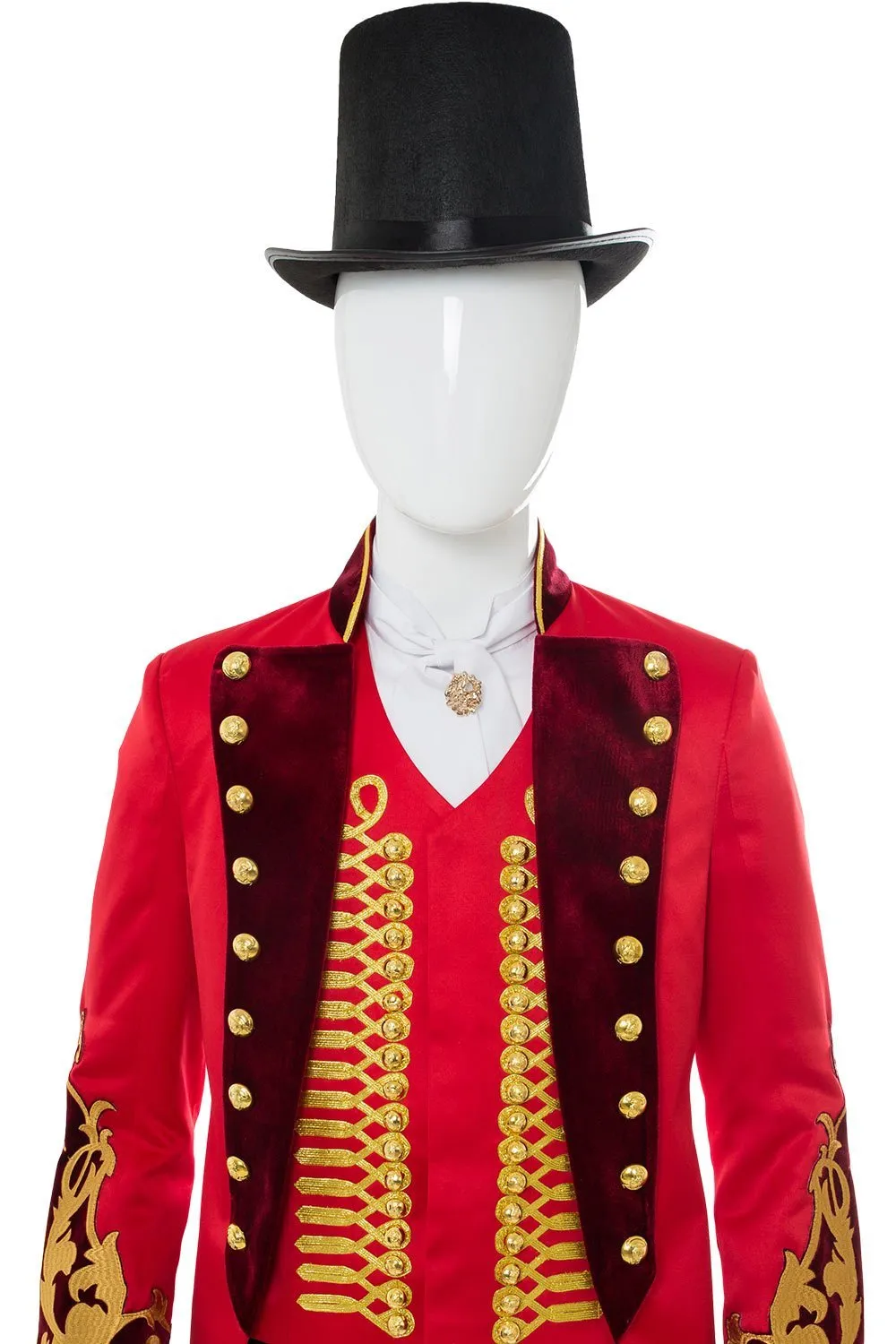 The Greatest Showman  P.T. Barnum Cosplay costume Red Suit