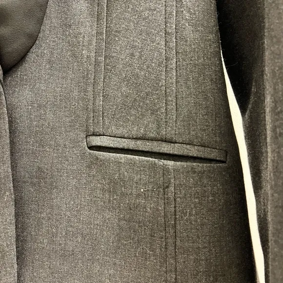 Trina Turk Satin Lapel Fitted Blazer