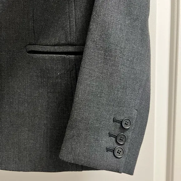 Trina Turk Satin Lapel Fitted Blazer