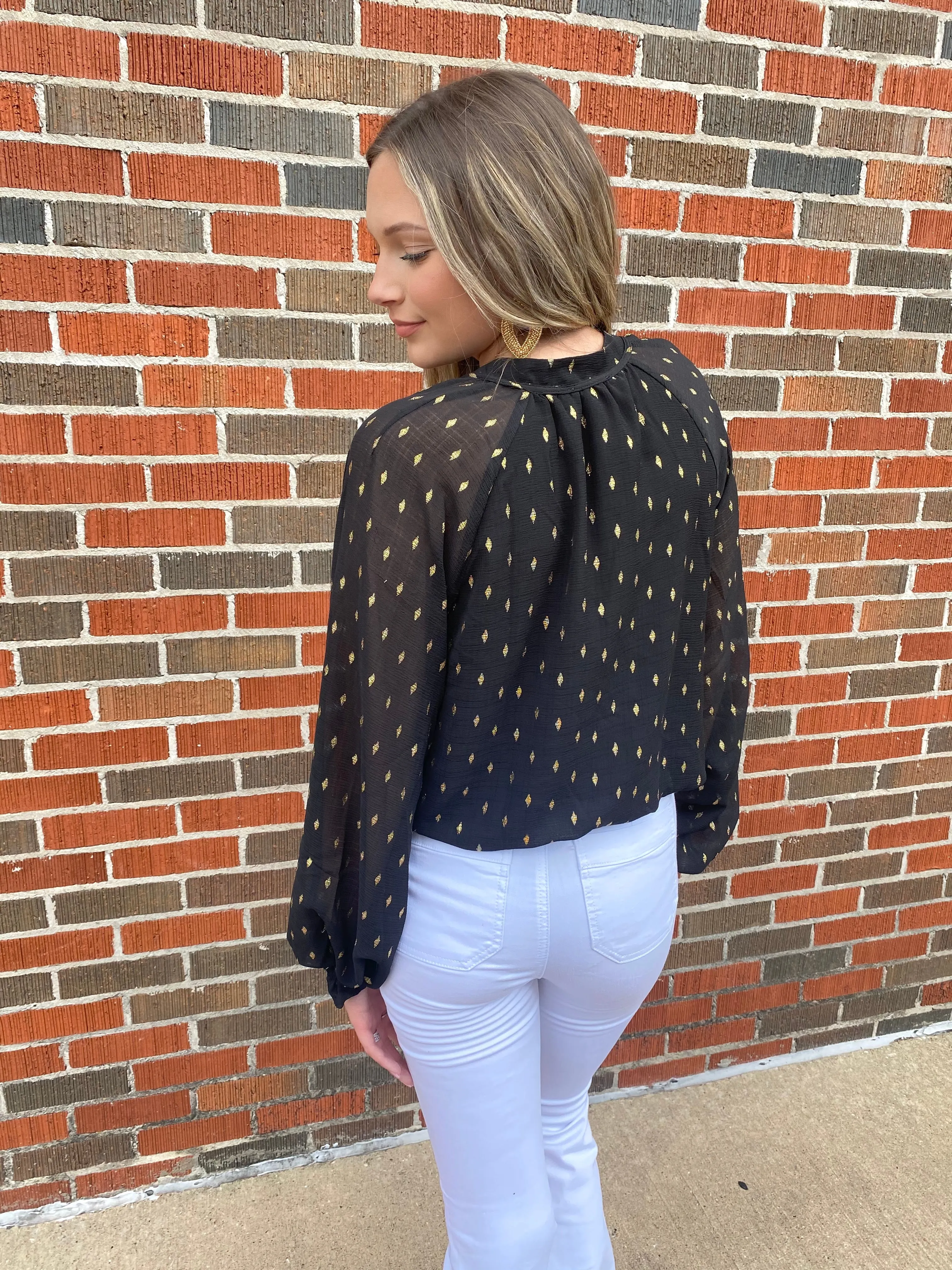 Truly Yours Top: Black