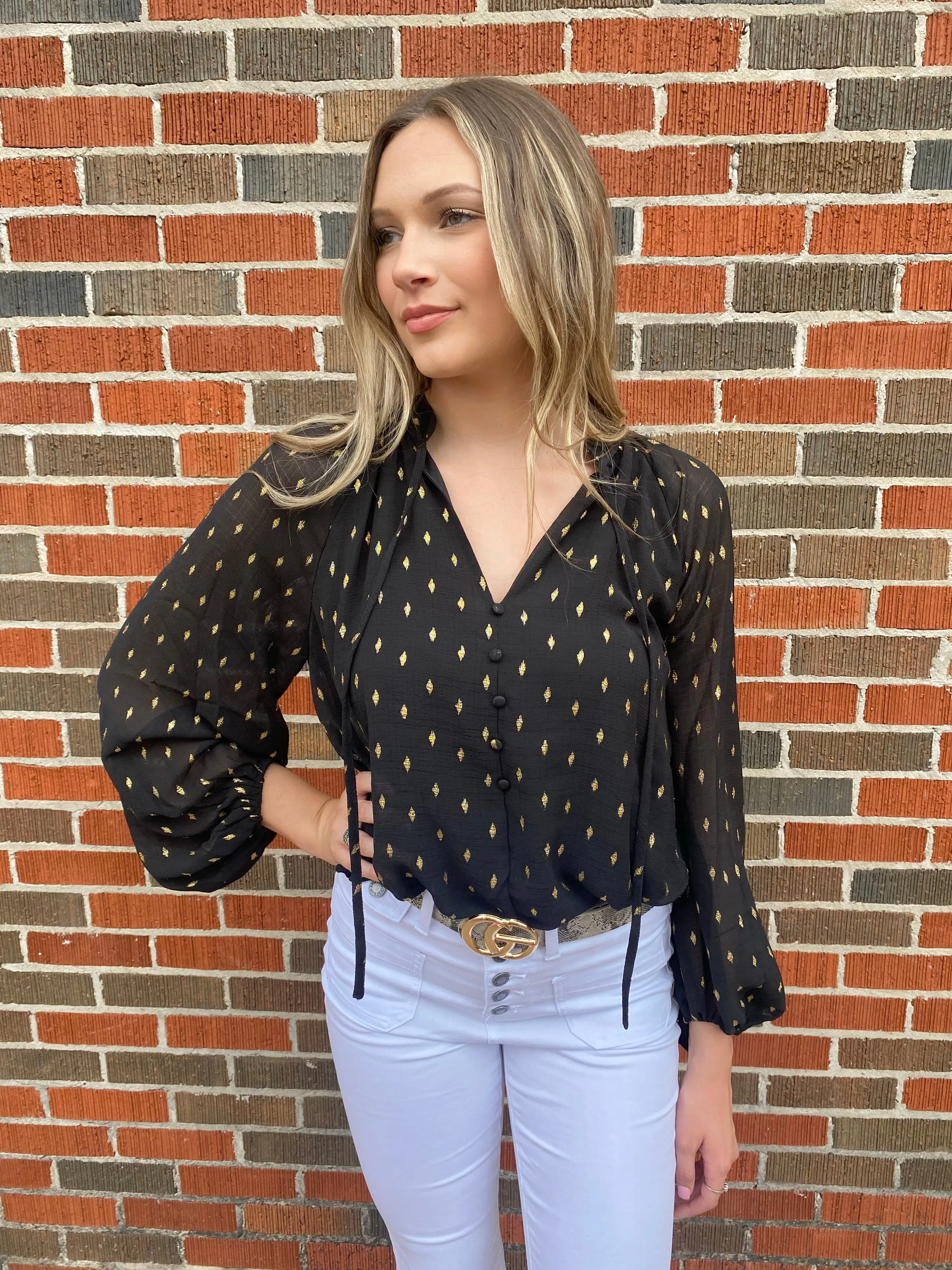 Truly Yours Top: Black