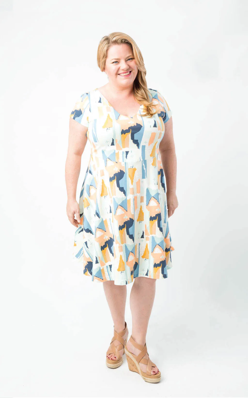 Turner Dress 12-28 printed pattern