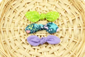 Under the Sea Print Knot Hair Bows