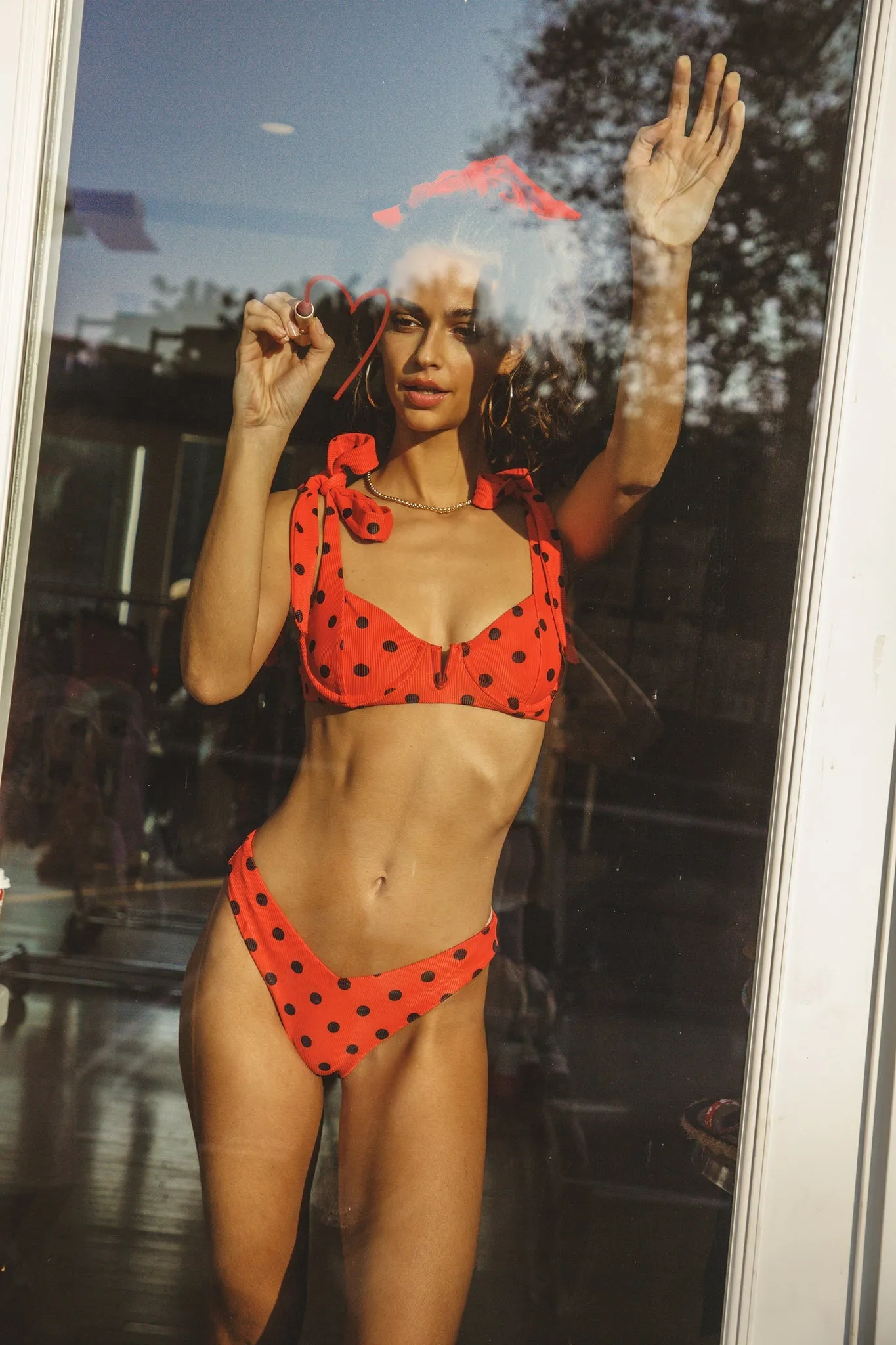 Vanessa Bottom Scarlett Polka Dot