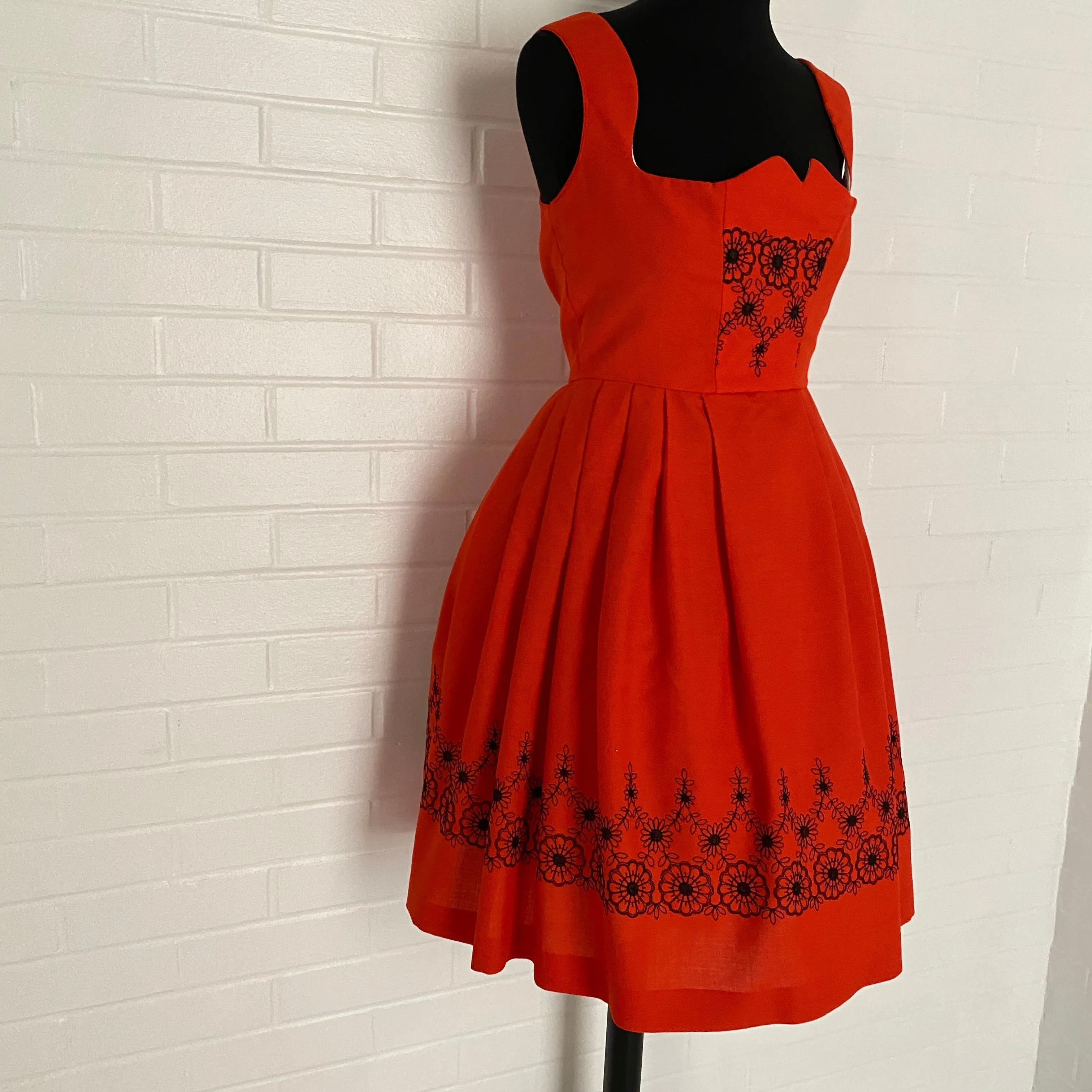 Vintage Drindl Dress from Tegernsee, Germany
