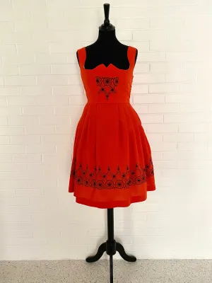 Vintage Drindl Dress from Tegernsee, Germany