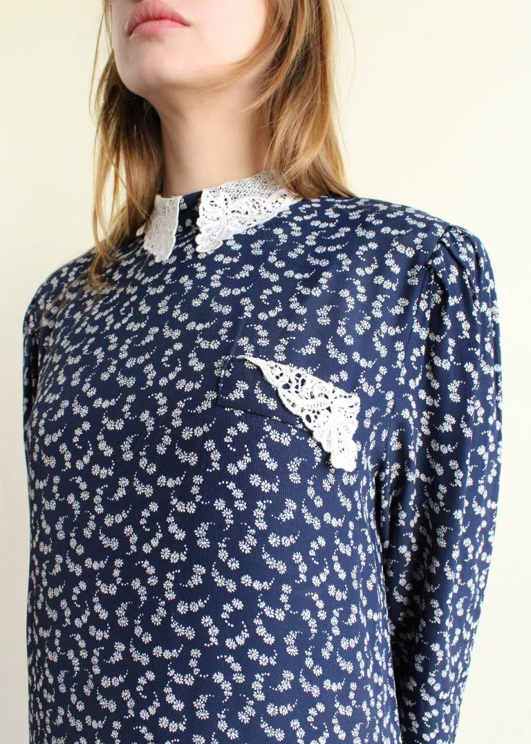 Vintage Floral Dress D0337