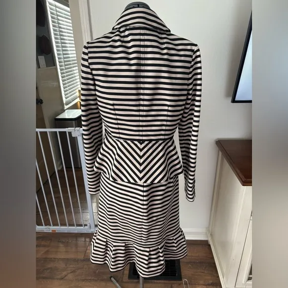 White House Black Market Blazer and Skirt peplum set
