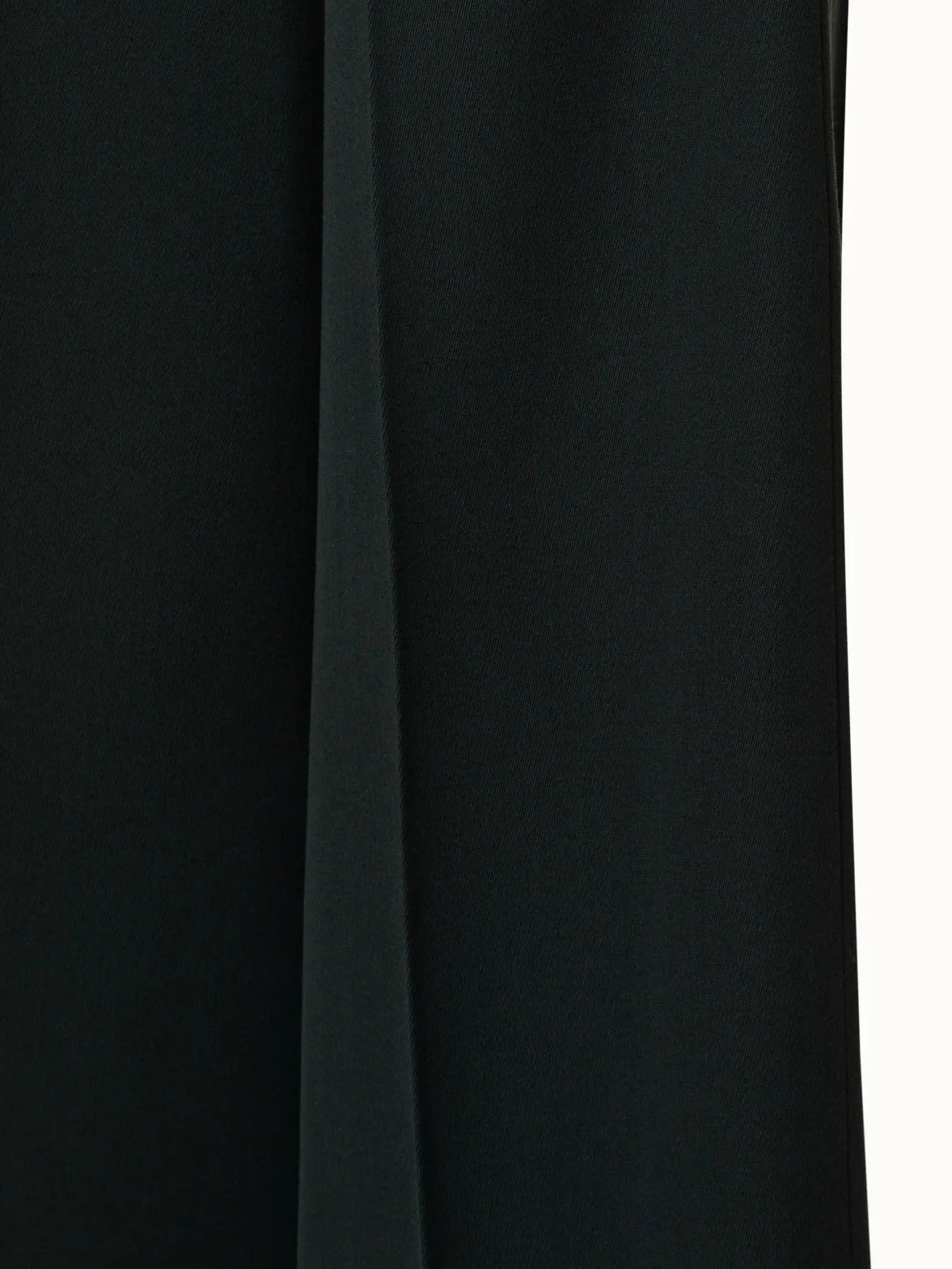 Wide Pleated Wool Gabardine Pants