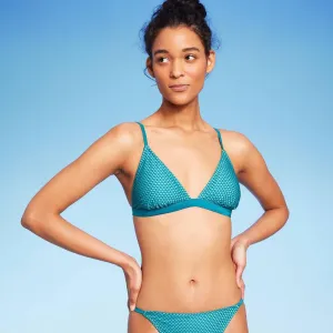Wild Fable Womens Crochet Overlay Triangle Bikini Top 87763427